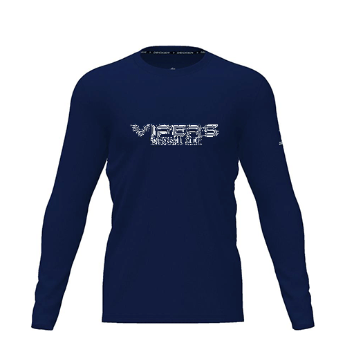 [FTLCDFNV-YXS-LOGO3] Dri Fit Performance T-Shirt (Youth XS, Navy, Logo 3, Long Sleeve)
