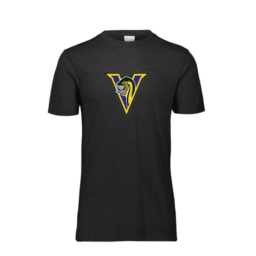 [FTSCUBBK-AS-LOGO1] Decker Men's Tri-Blend T-Shirt - Short Sleeve (Adult S, Black, Logo 1)
