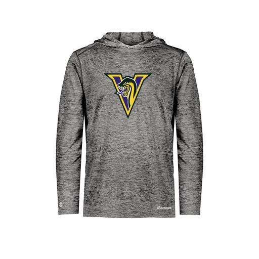 [FOLHCGBK-AS-LOGO1] Decker Men's Charge Hoodie (Adult S, Black, Logo 1)