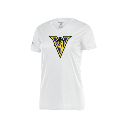 [222820.005.S-LOGO1] Ladies Movement Dri Fit Shirt (Female Adult S, White, Logo 1)