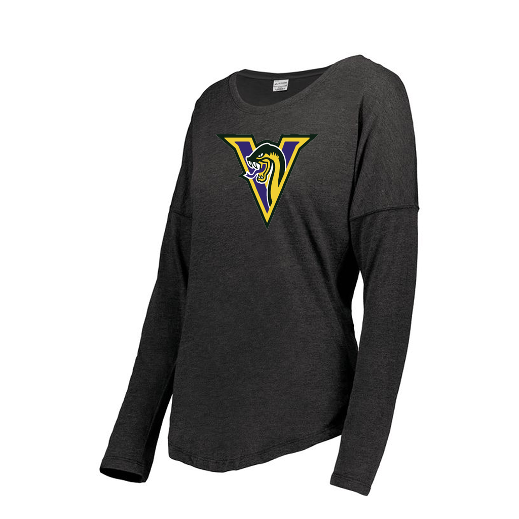 Decker Women's Tri-Blend T-Shirt - Long Sleeve